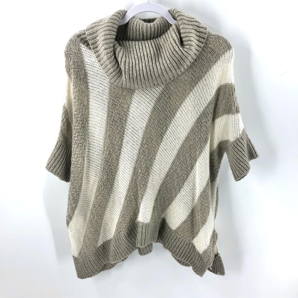 Old Navy Sweaters - Wool Blend Cowl Neck Sweater Top Poncho Tunic Slouchy Sz Medium Large Old Navy